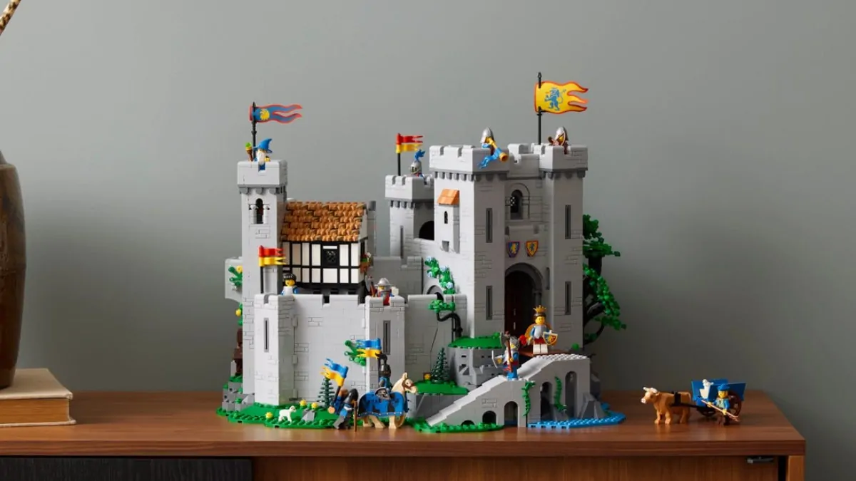 LEGO ICONS 10305 Lion Knights’ Castle might have a Monty Python reference