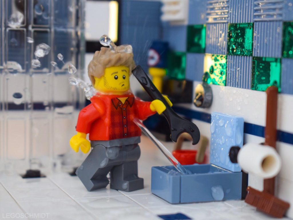 Brick Pic of the Day: Time to call a plumber
