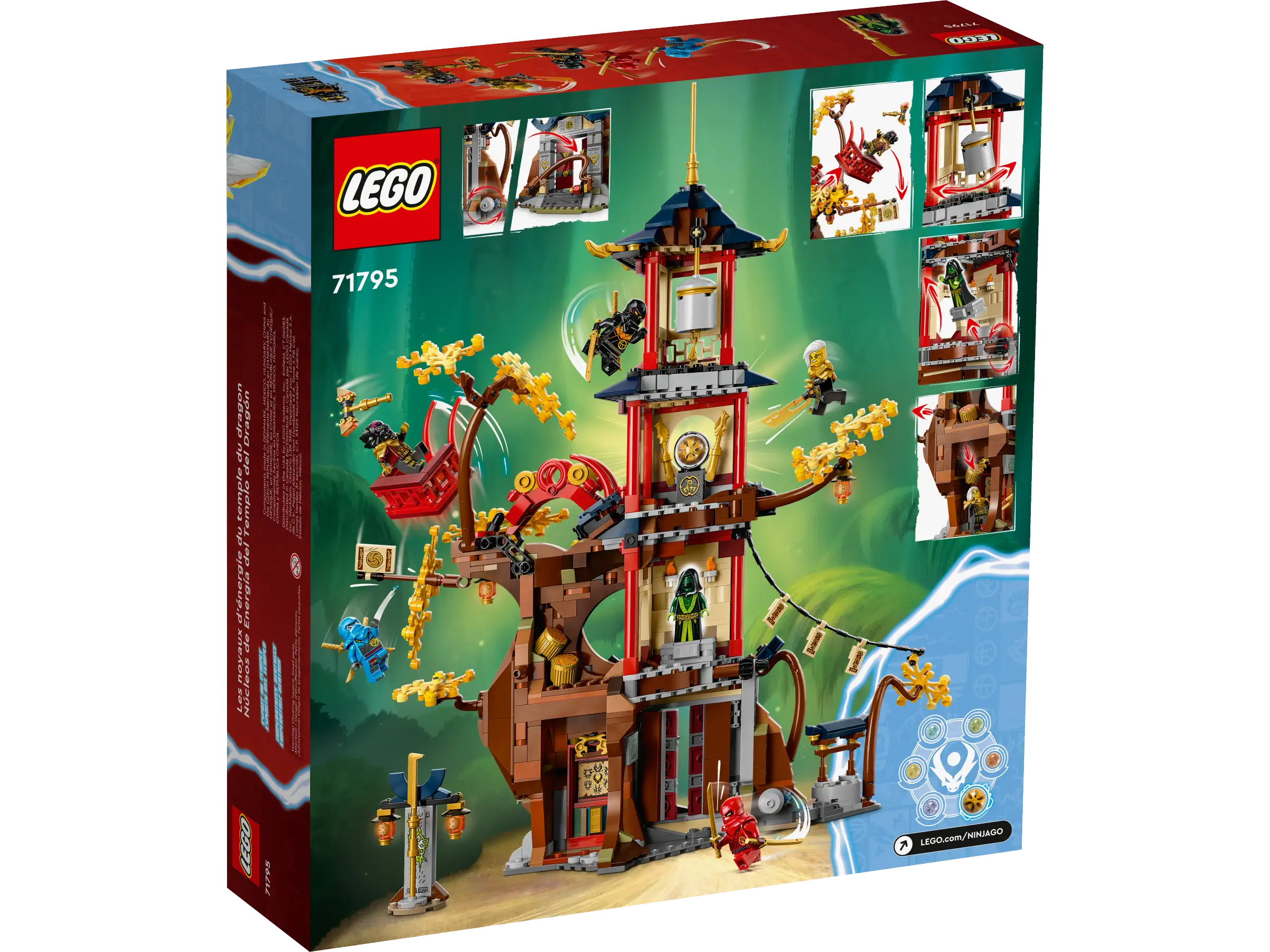 LEGO NINJAGO 71795 Temple of the Dragon Energy Cores 9