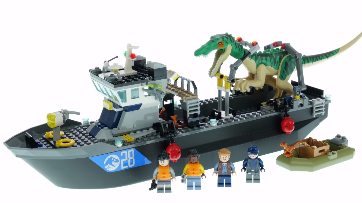 Early review of LEGO Jurassic World Baryonyx Boat Escape lands online