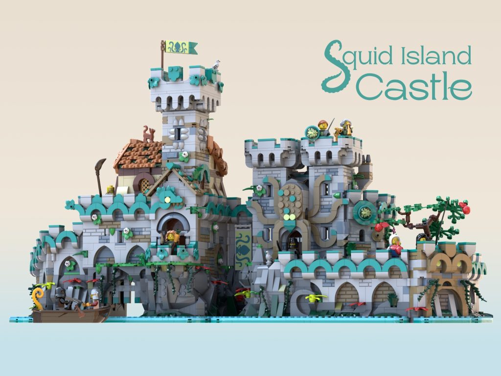 brickthyosaur squid island castle bricklink series 9 1024x768