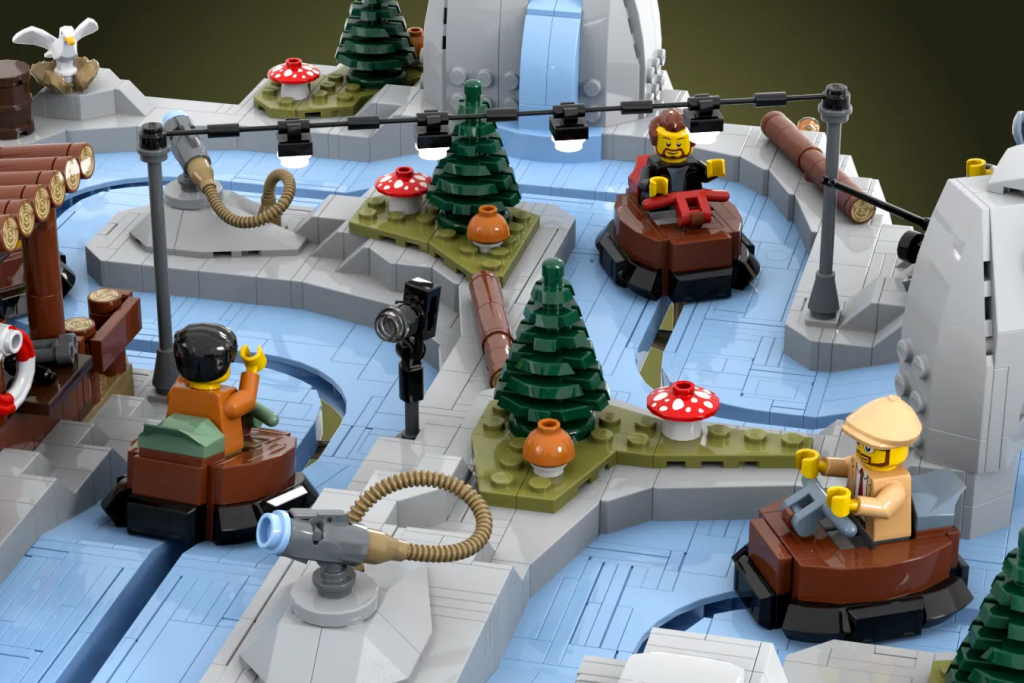 LEGO Ideas Working River Rapids Ride Fairground Rafting Coaster 11 1024x683