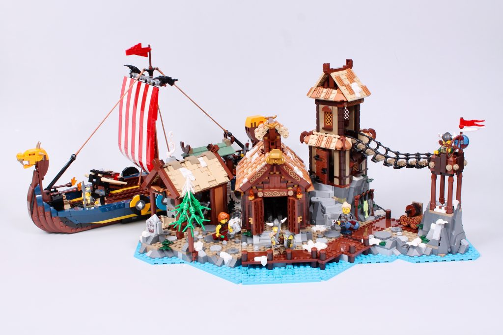 LEGO Ideas 21343 Viking Village 31132 Viking Ship and the Midgard Serpent 2 1024x683