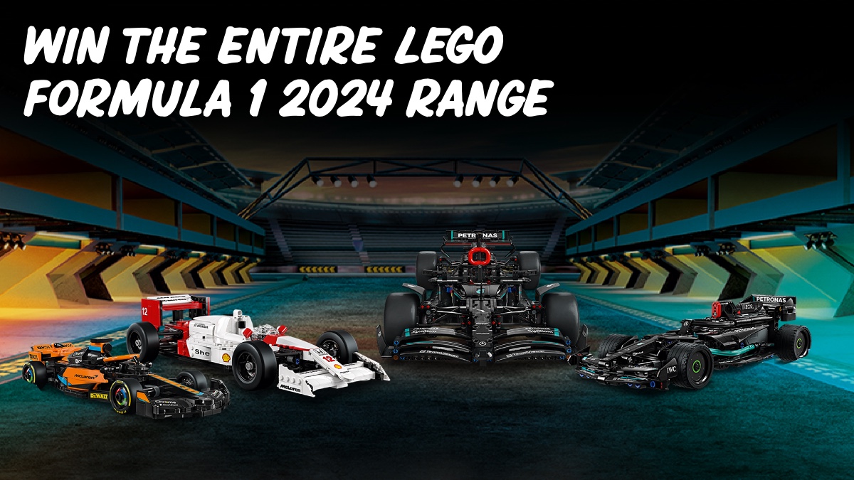 Don’t forget: you can win four LEGO March 2024 F1 sets with Brick Fanatics