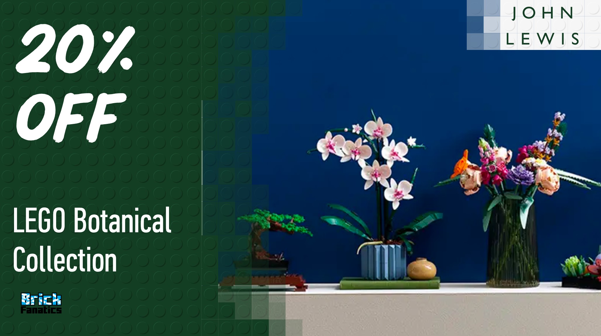 Every LEGO Botanical Collection set currently on sale at John Lewis