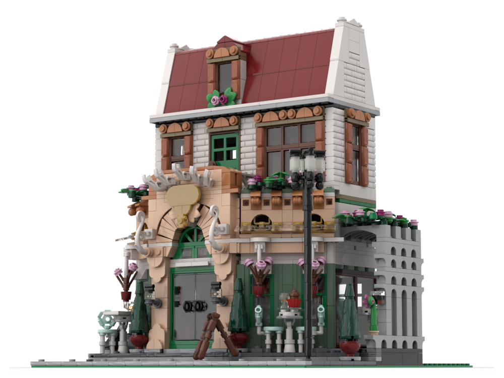 lego 10362 cafe fleur brick artisan