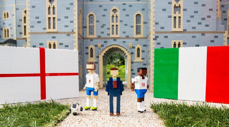 Even LEGOLAND Windsor's Miniland is celebrating the Euros 2020 final