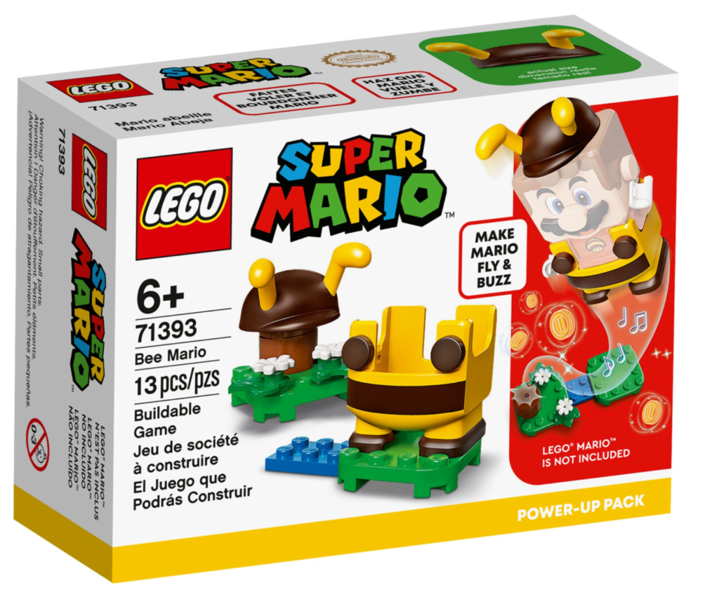 LEGO Super mario 71393 Bee Mario Power Up Pack box