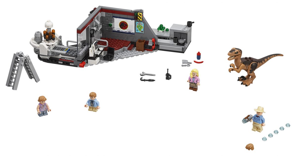LEGO Jurassic Park 75932 Velociraptor Chase revealed