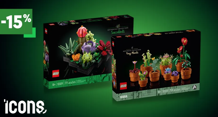 LEGO Botanicals offers 2