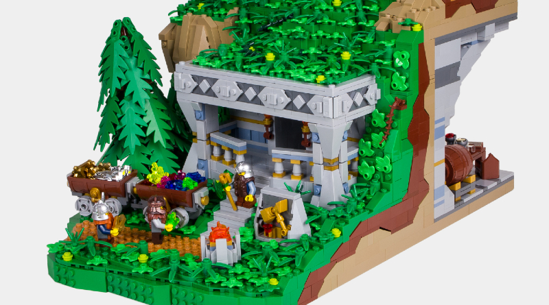 Stop by this LEGO Dwarven jewelcrafter shop on the way to your next adventure