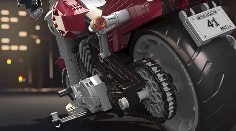 New LEGO Creator Expert 10269 Harley-Davidson Fat Boy animated clip