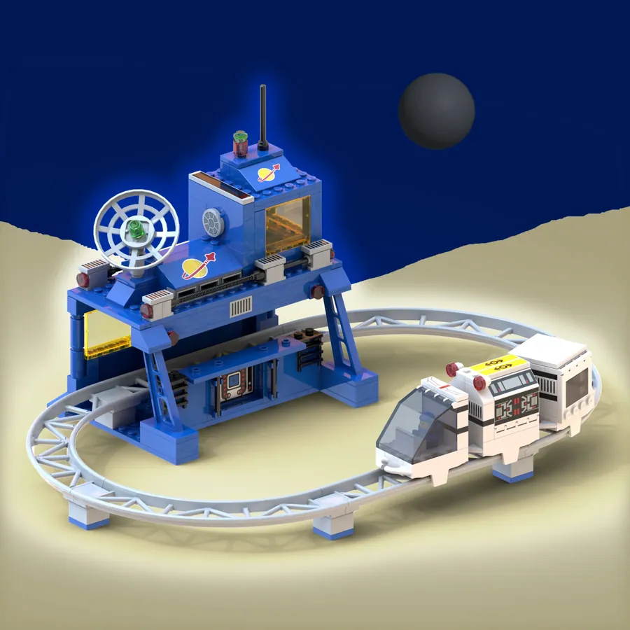 LEGO Ideas micro rail command center falkorich