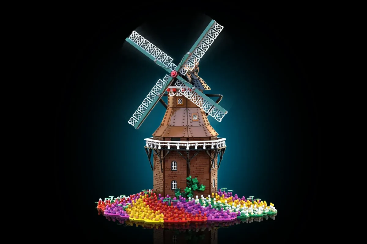 LEGO Ideas Tulip Field Windmill  1200x800