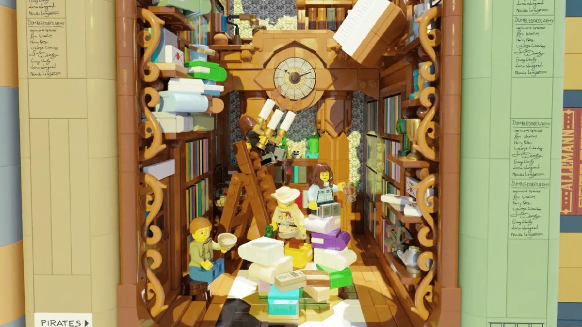 New LEGO Ideas book nook project has unfortunate timing