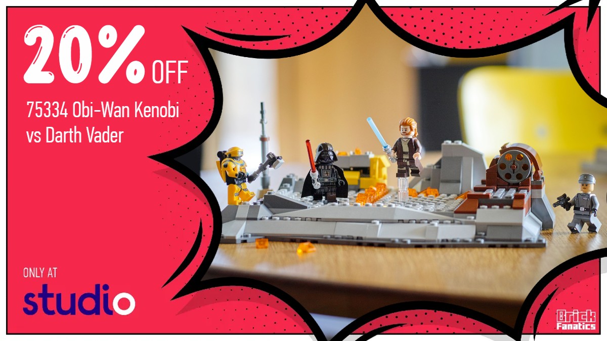Retiring soon: Save 20% on LEGO Star Wars 75334 Obi-Wan Kenobi vs Darth Vader before it's gone