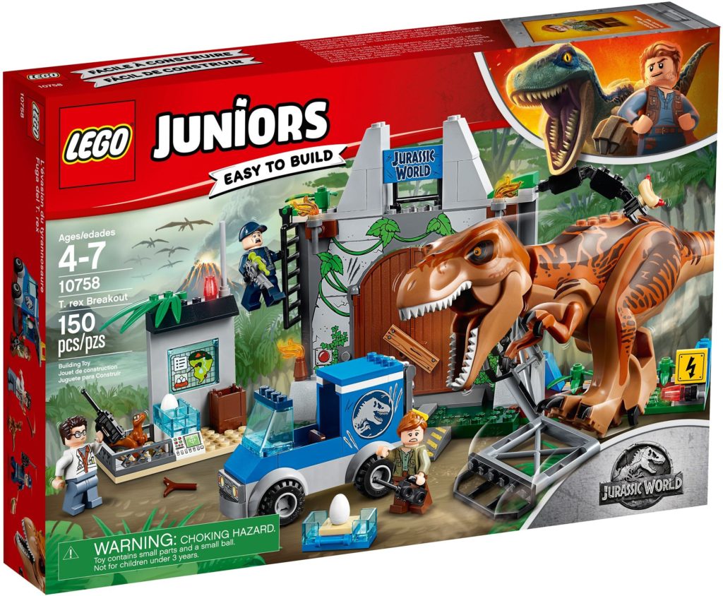 LEGO Jurassic World 10758 T. rex Breakout box 1