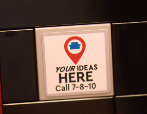 LEGO Ideas 21347 Red London Telephone Box Sticker 1