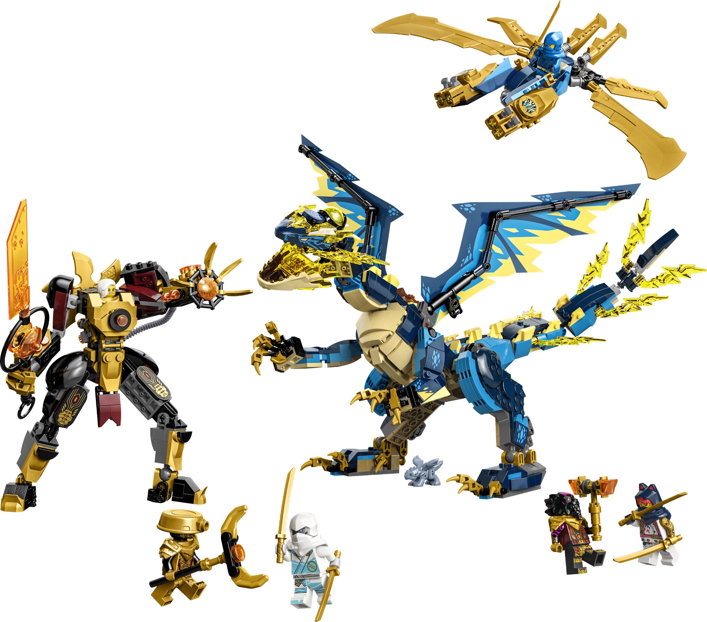 LEGO NINJAGO 71796 Elemental Dragon vs. The Empress Mech 2
