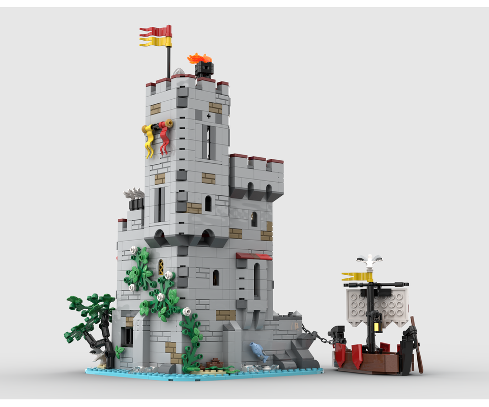 LEGO Medieval Seaside Market Tower 2