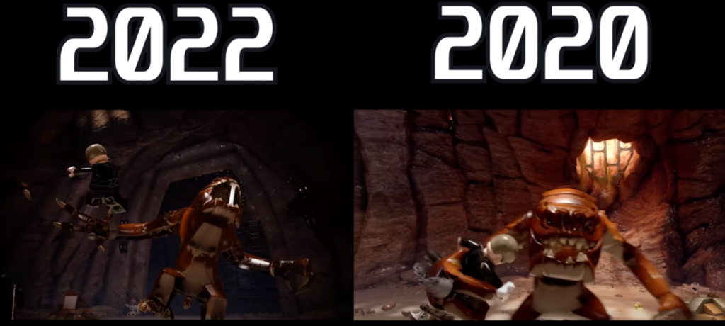 LEGO Star Wars the Skywalker Saga rancor comparison 1024x460