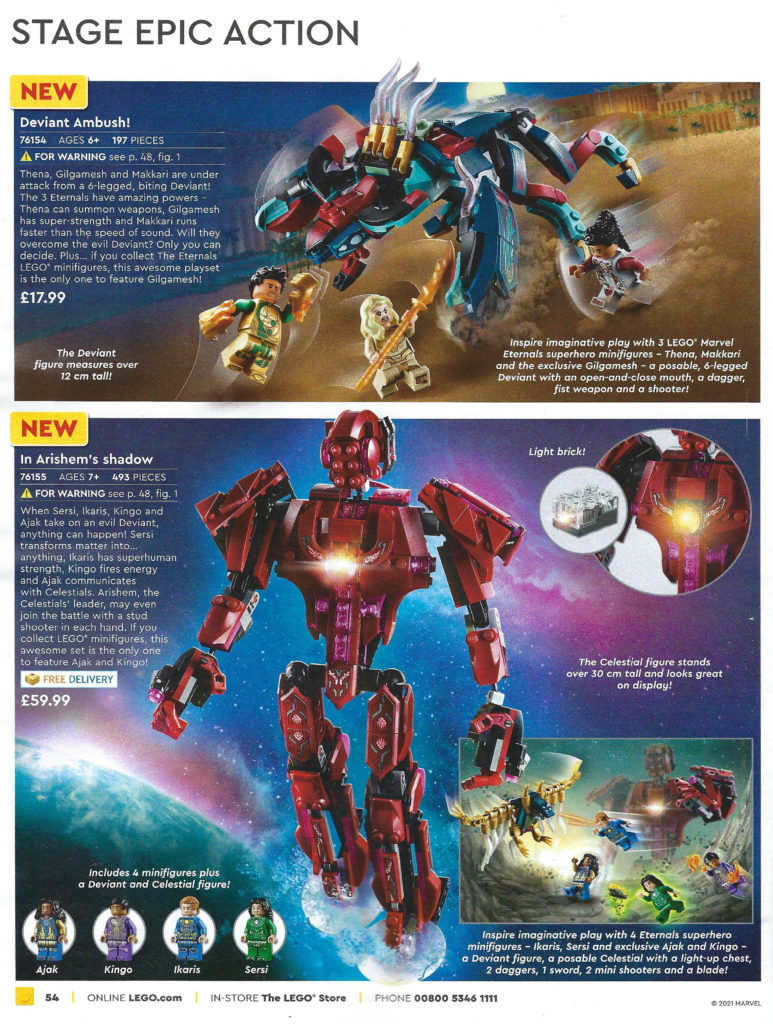 LEGO Marvel Eterenals UK price 2 1