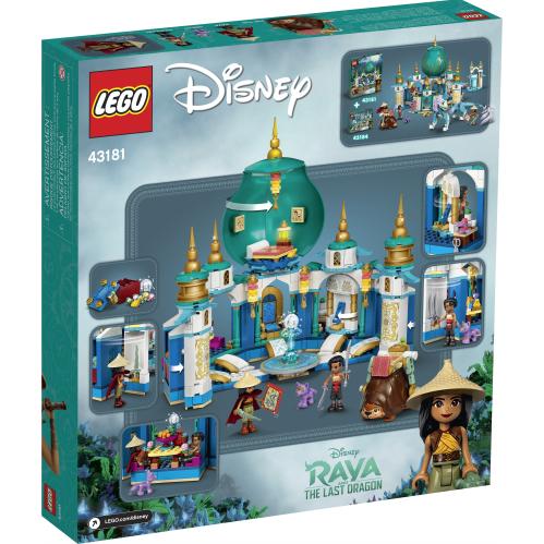 LEGO 43181 Raya and the heart palace box back