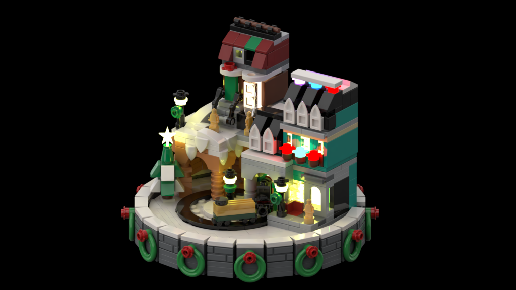 LEGO Ideas Holiday Village wTrain Working 4 1024x576