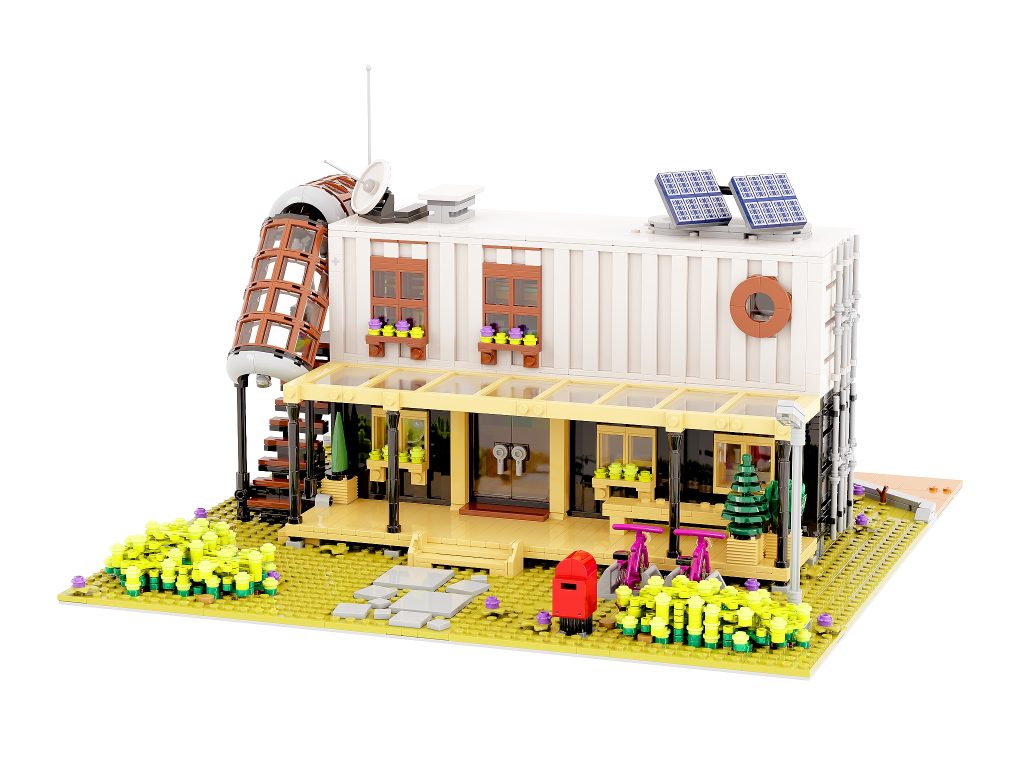 LEGO BrickLink MOC Pop Up Store Container House 1024x768