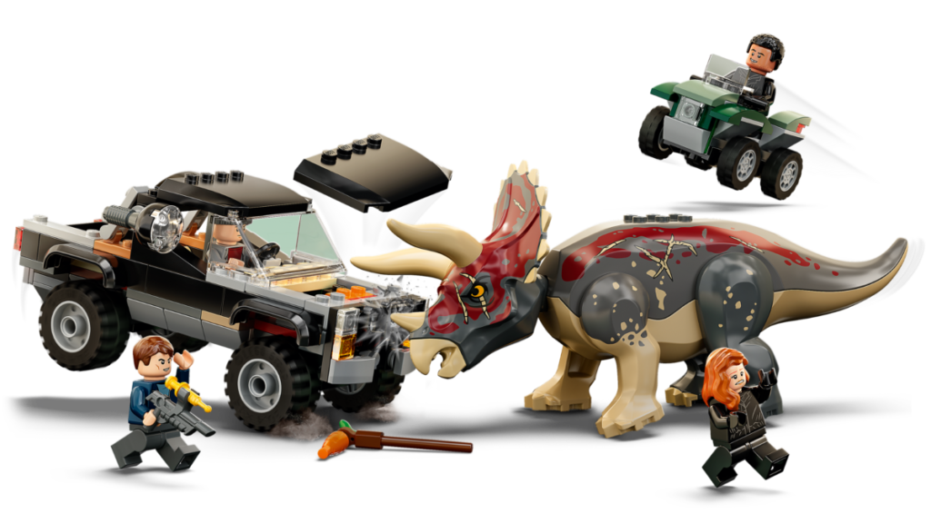 LEGO Jurassic World 76950 Triceratops Pick up Truck Ambush 2 1024x576