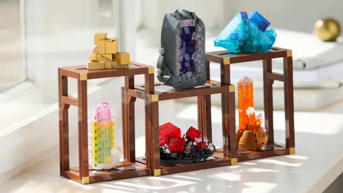 LEGO Ideas Mineral Collection recreates a love for ‘natural art’
