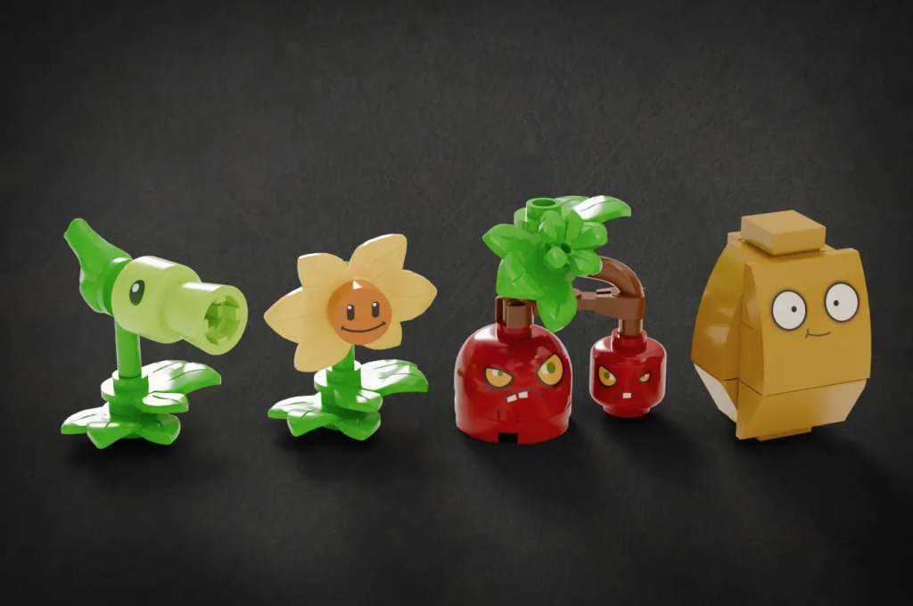 LEGO Ideas Plants vs. Zombies – Diorama 2 1024x680