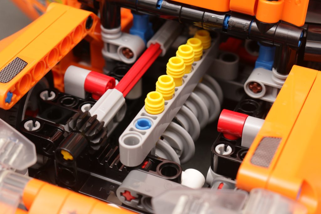 LEGO Technic 42205 Chevrolet Corvette Stingray 42204 Fast and Furious Toyota Supra MK4 and 42203 Tipping Dump Truck reviews 58 1024x683