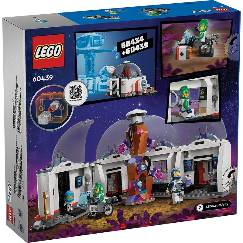 LEGO City 60439 Space Science Lab box back