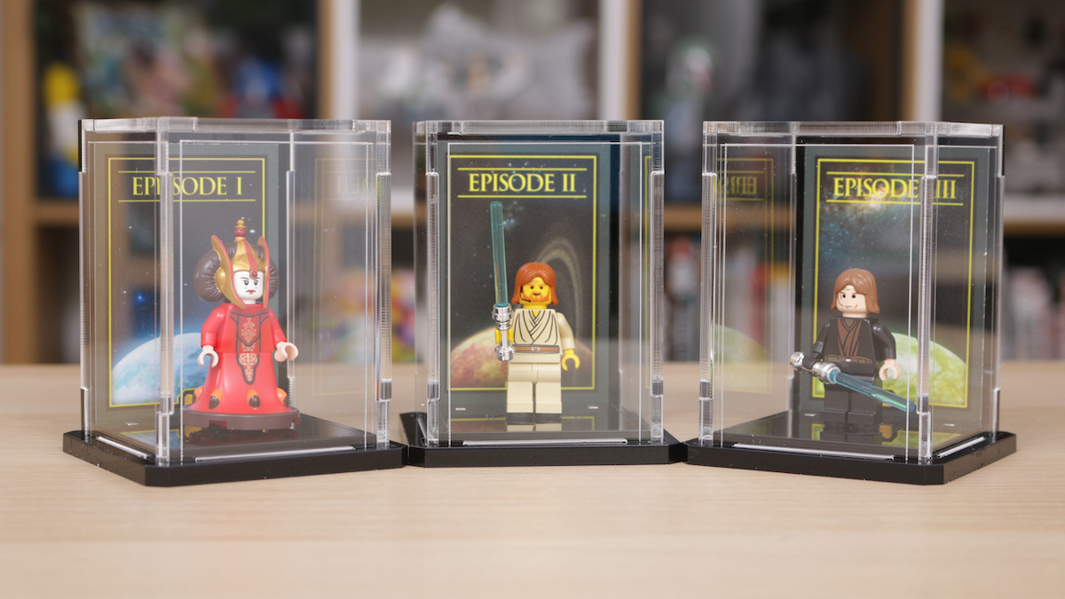 LEGO Star Wars individual minifigure display case review