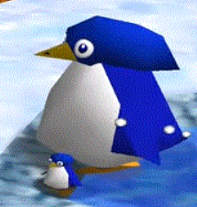 Super Mario 64 penguins