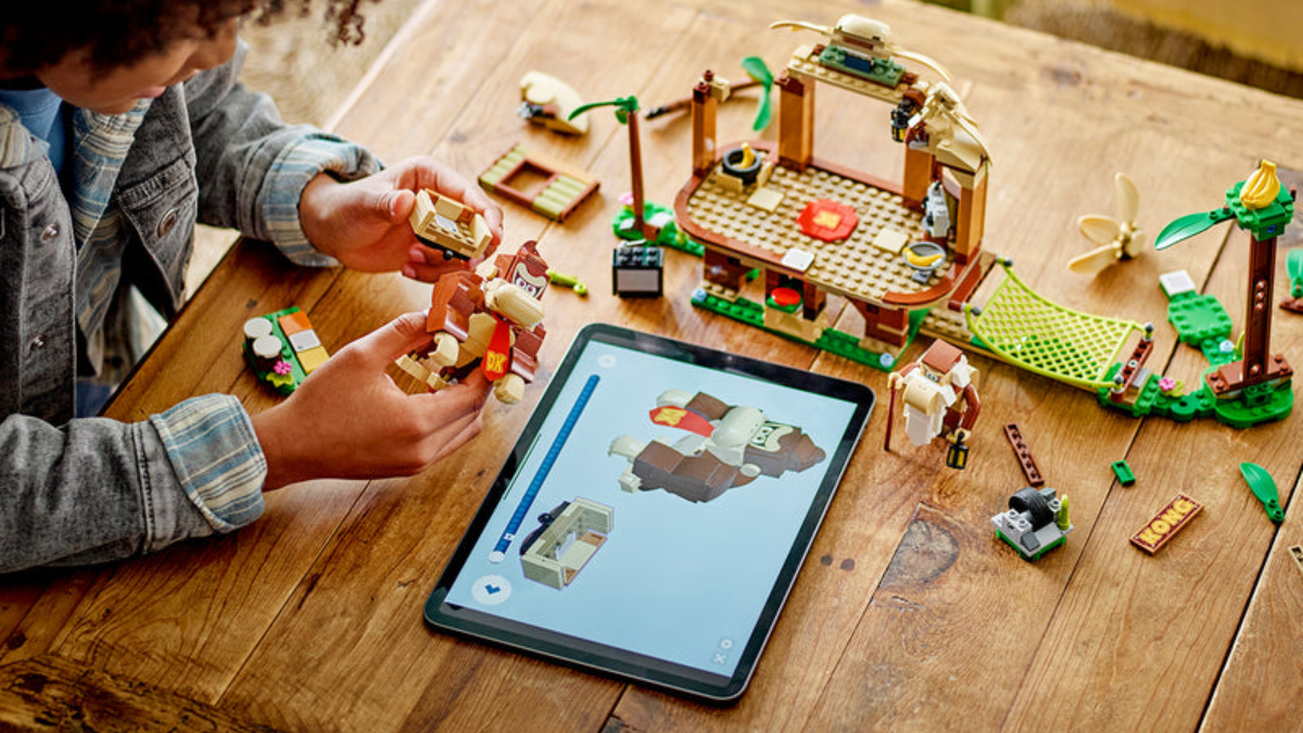New LEGO Super Mario DK set references a classic video game controller