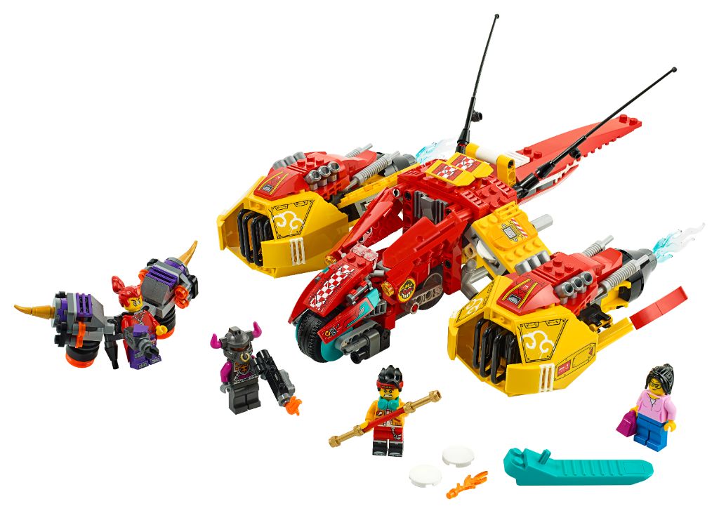 LEGO Monkie Kid 80008 Monkie Kids Cloud Jet 4
