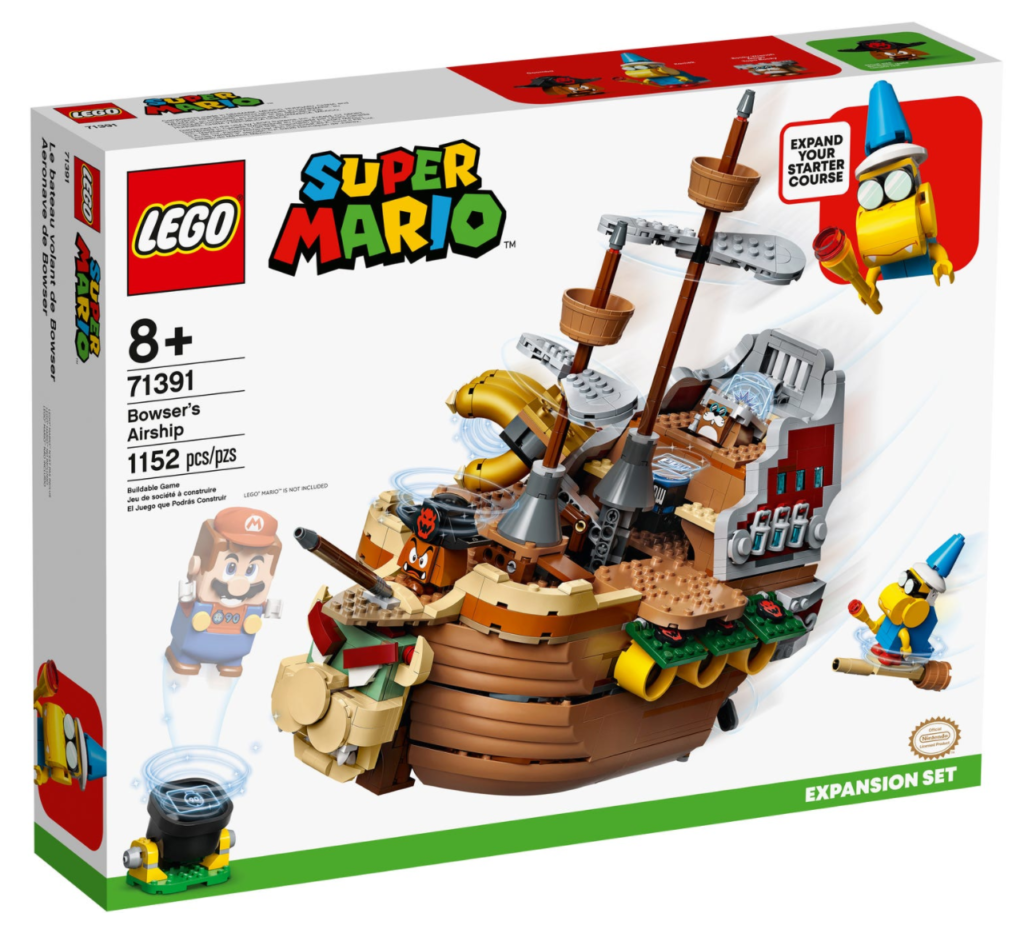 LEGO Super Mario 71391 Bowsers Airship Expansion set box