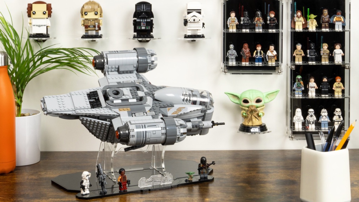 Exclusive: 10% off LEGO display cases, stands and frames at Wicked Brick