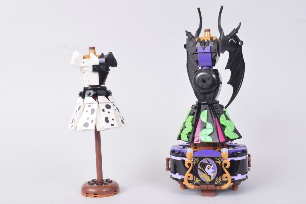 LEGO Disney 43262 Maleficents and Cruella De Vils Dresses review 2 1024x683