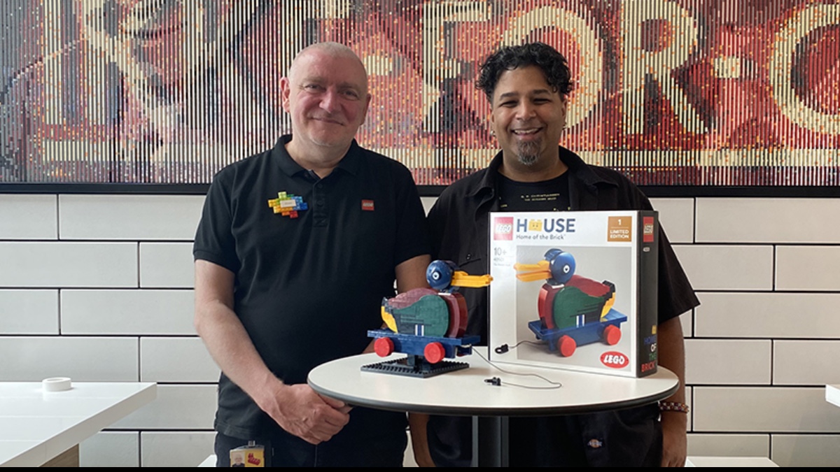 LEGO House exclusive 40501 The Wooden Duck on sale at LEGO Store Leicester Square