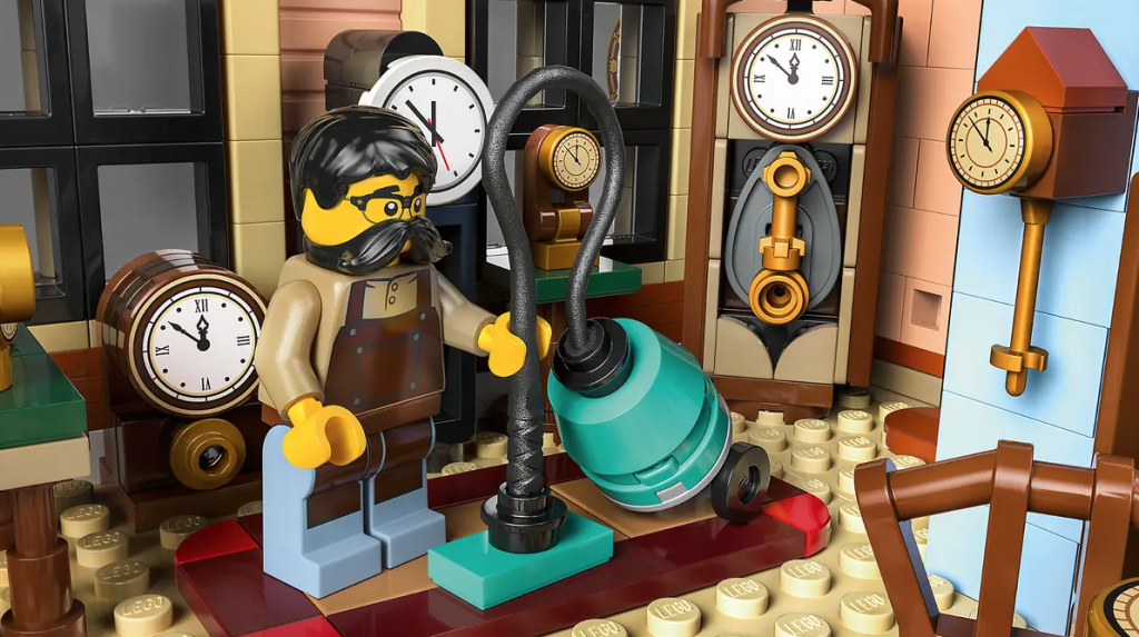 LEGO Icons 10350 Tudor Corner clockmakers workshop 1024x573