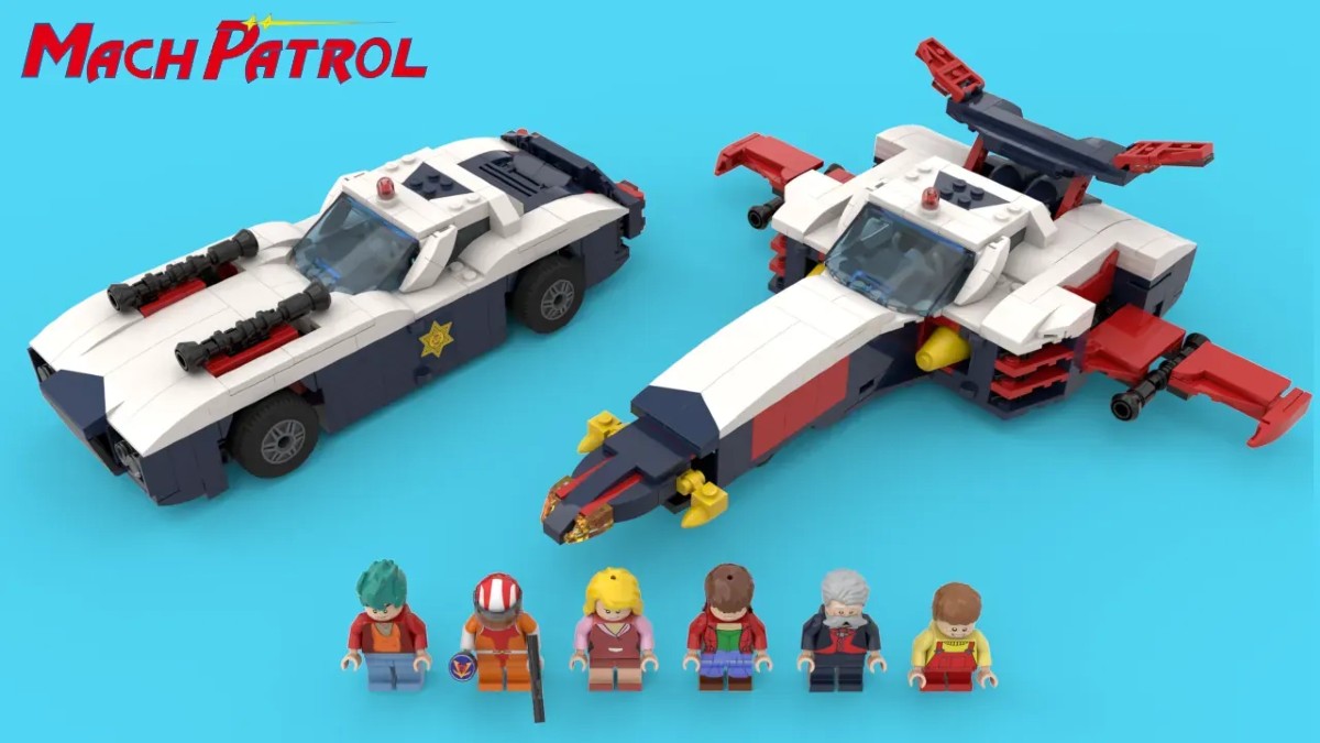 Transforming Mach Patrol reaches 10K on LEGO Ideas