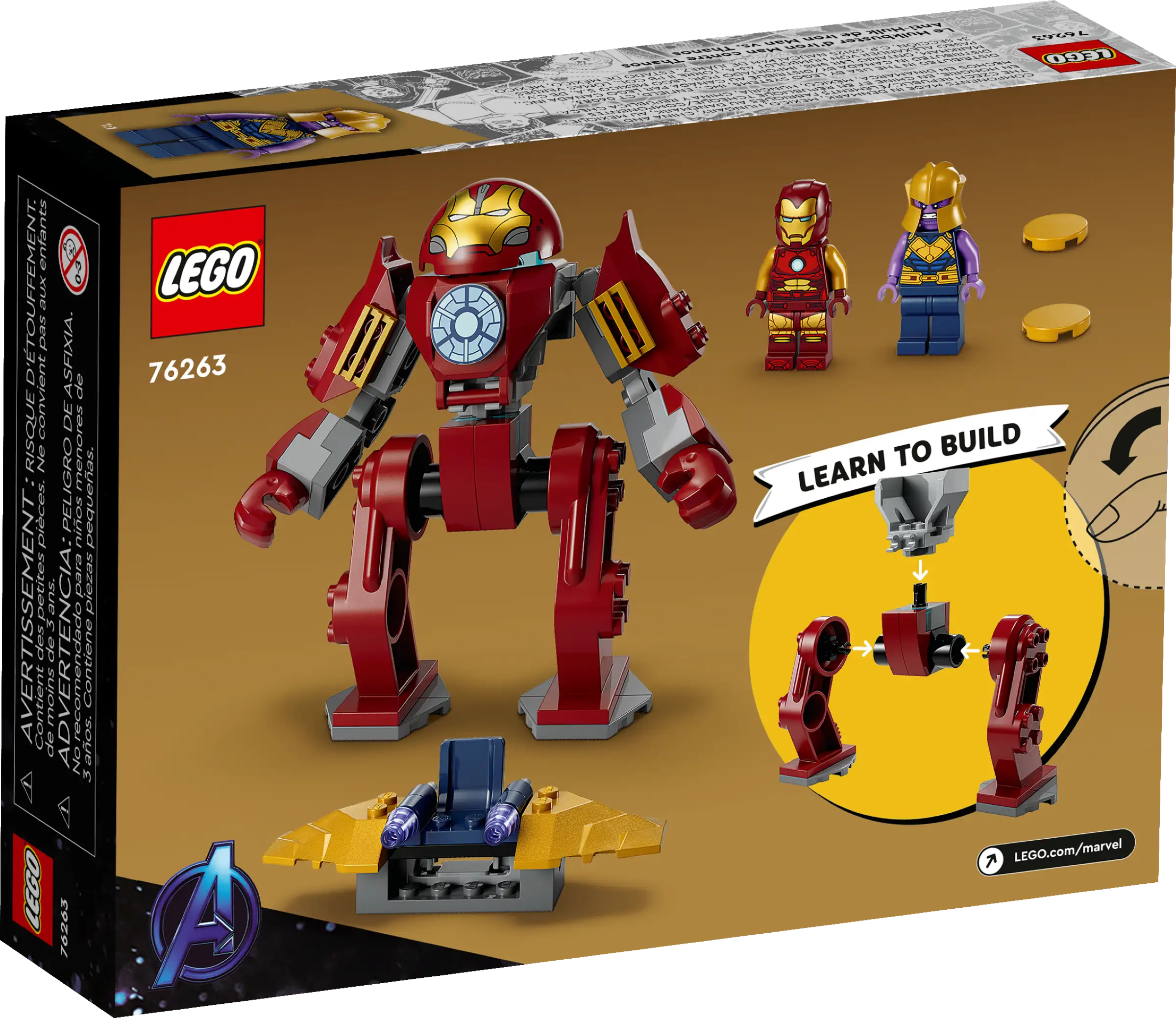 LEGO Marvel 76263 Iron Man Hulkbuster vs. Thanos 4