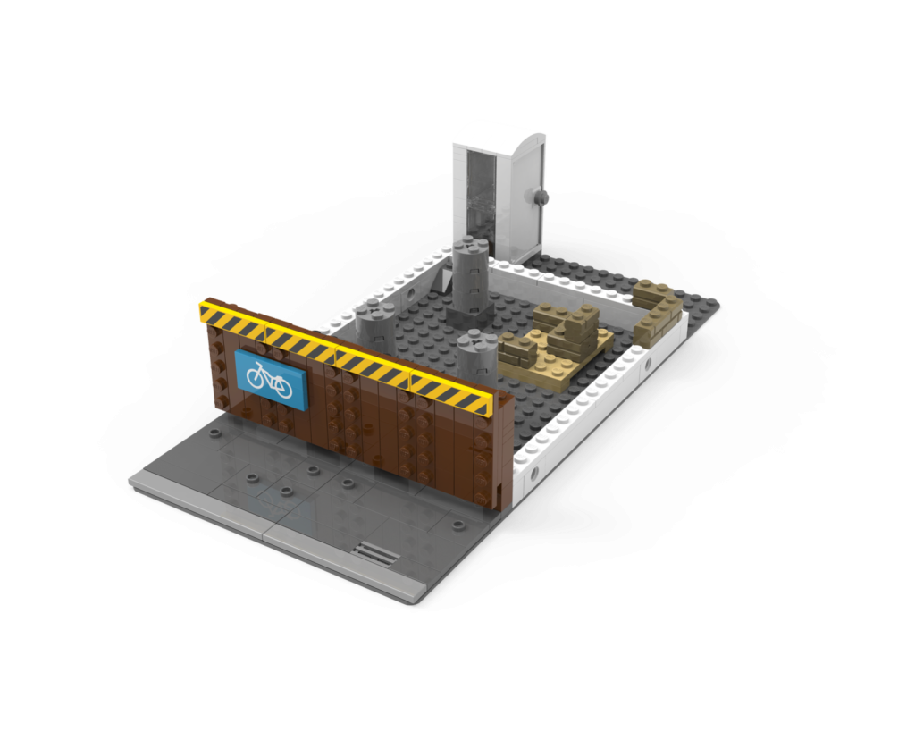 LEGO modular building add on Construction Site Pick a Brick 1024x818