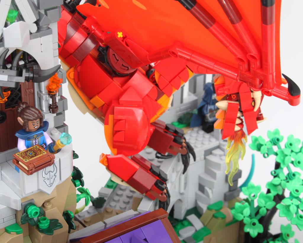 LEGO Ideas 21348 red dragons tale dungeons and dragons review 8 1024x819