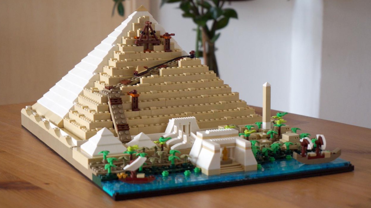 How to build a complete LEGO Architecture 21058 Great Pyramid of Giza with just one set
