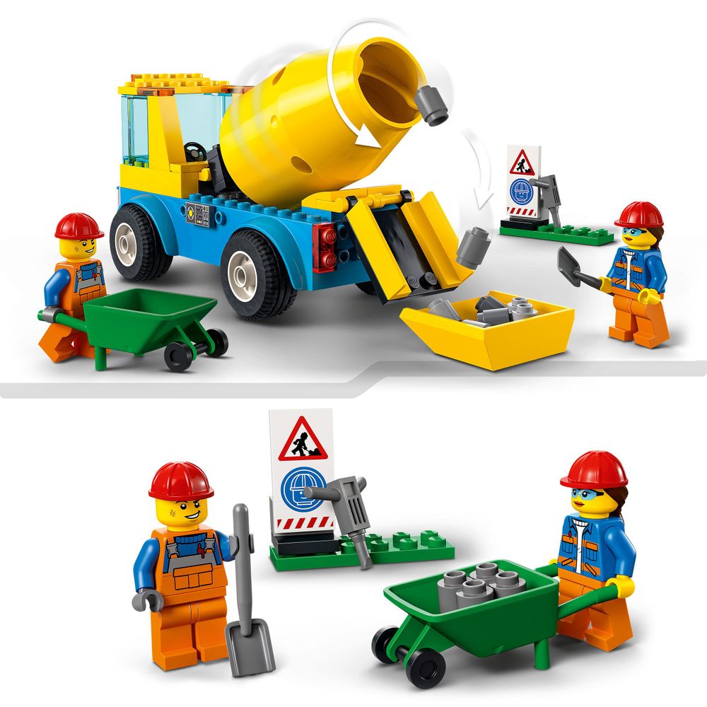LEGO CITY 60325 Concrete Mixer 8