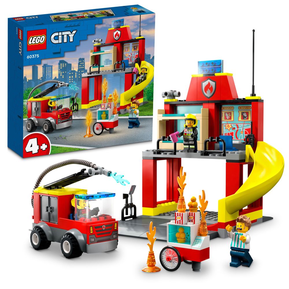 60375 Fire Station and Fire Engine 1